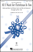 cover All I Want for Christmas Is You CD choral sheet music cover
